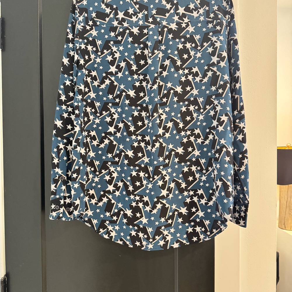 Equipment Starry Night Shirt in Blue and Black - Picture 2 of 3